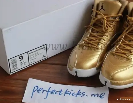Authentic Air Gold 12 Jordan Pinnacle 0513